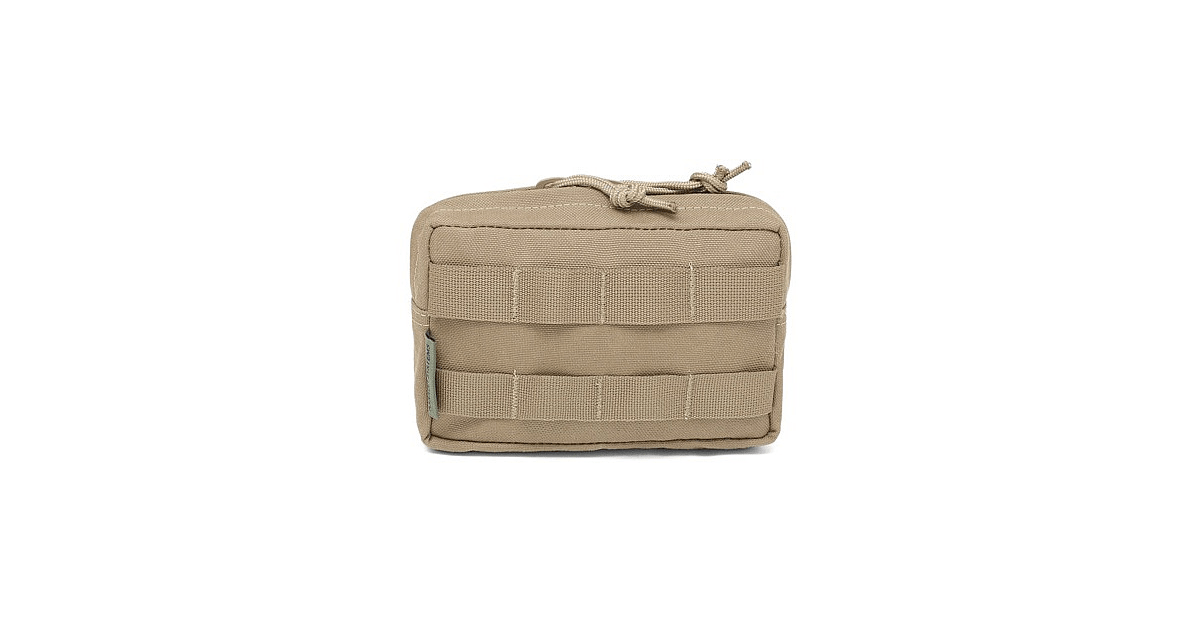 Small Horizontal MOLLE Pouch, Warrior, Coyote