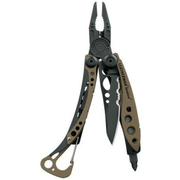 Multifunkční kleště Leatherman Skeletool, Coyote Tan