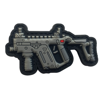 3D PVC velcro patch with Kriss Vector weapon motif