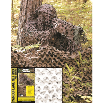 White 2,4 X 6,0 M Net Pro ′CRAZY CAMO′, Mil-Tec