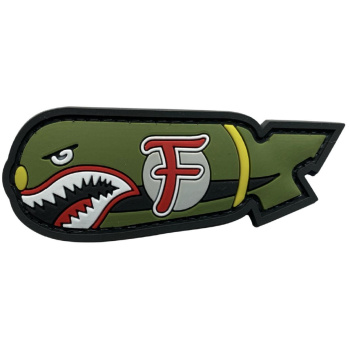 PVC patch F Bomb Shark