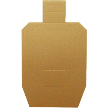 Shooting Target IDPA, 4SHOOTERS, brown, 50 pcs