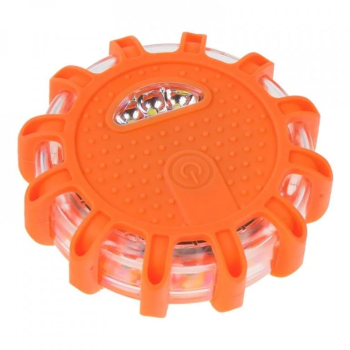 Magnetic LED flasher EL-FLARE, Eurolamp, orange