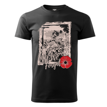 LEST WE FORGET Army T-shirt, Mars & Arms