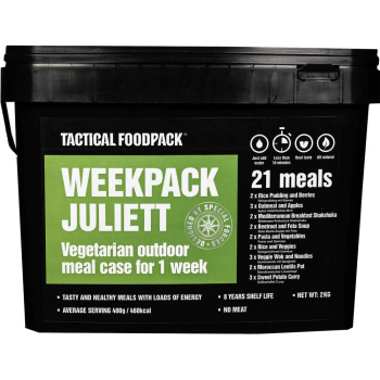 MRE týdenní balíček Juliett, Tactical Foodpack