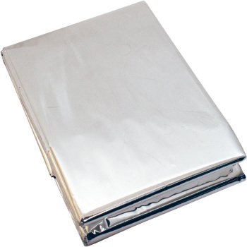 Hypothermia space blanket, silver, BCB