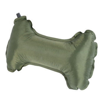 Self-inflating travel pillow, olive, Mil-Tec