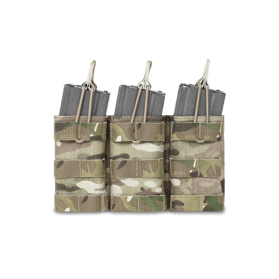 Triple MOLLE Open M4 5.56mm Pouch, Warrior, Multicam, AR15