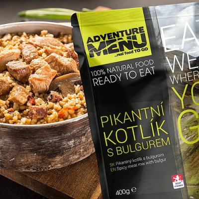 Pikantní kotlík s bulgurem, Adventure Menu