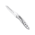 Knife Skeletool KBX, combo straight/serrated blade, Leatherman, Silver