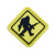 PVC patch Bigfoot Pistol and Rifle, Yellow