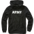 ARMY HOODY, Brandit, Black, 5XL