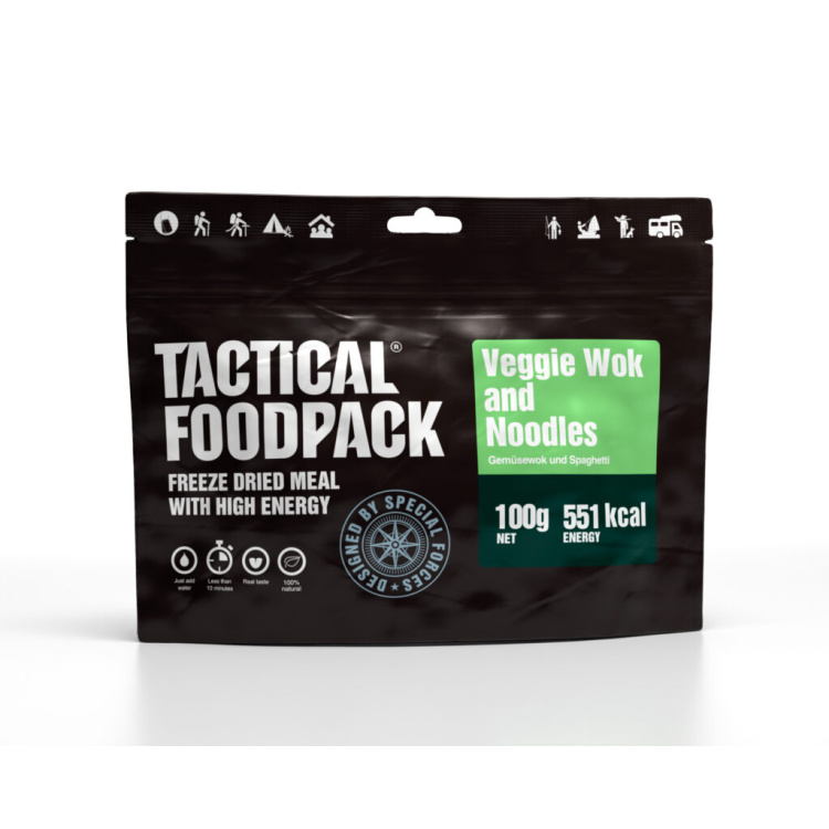 Veggie Wok and Noodles, Tactical Foodpack