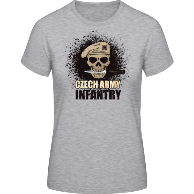 Women&#039;s T-Shirt Infantry, Gray, Forces Design