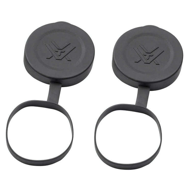 Tethered Objective Lens Caps for Crossfire Binoculars, 50mm, 2 pieces, Vortex