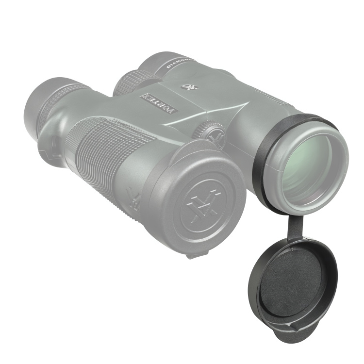 Tethered Objective Lens Caps, 42mm, Diamondback Binoculars, Vortex