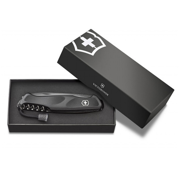 Švýcarský nůž Ranger Grip 55 Onyx, černý, Victorinox