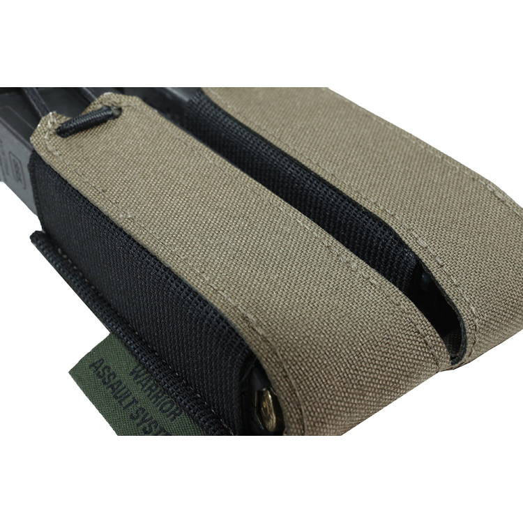 Laser Cut pouch for 2 pistol mags, Warrior