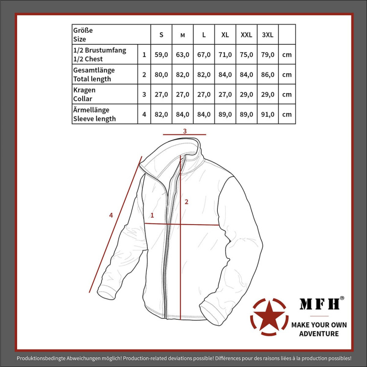 GB Thermal Jacket, MFH, double-sided