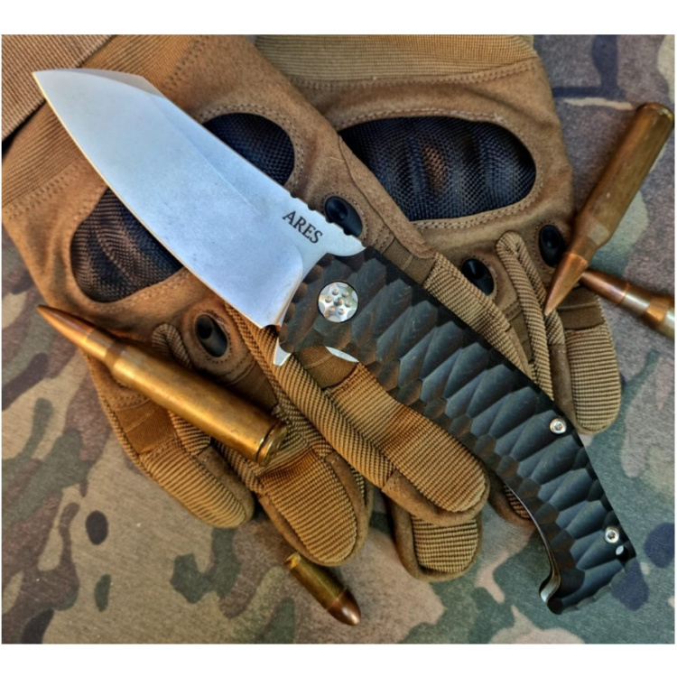 Folding Knife Ares, Dachs Knive, StoneWash