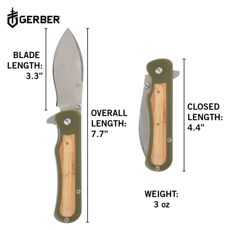 Folding knife Confidant Bamboo, Gerber