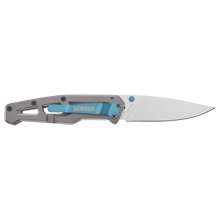 Paralite Folding Knife, Gerber, Silver/blue