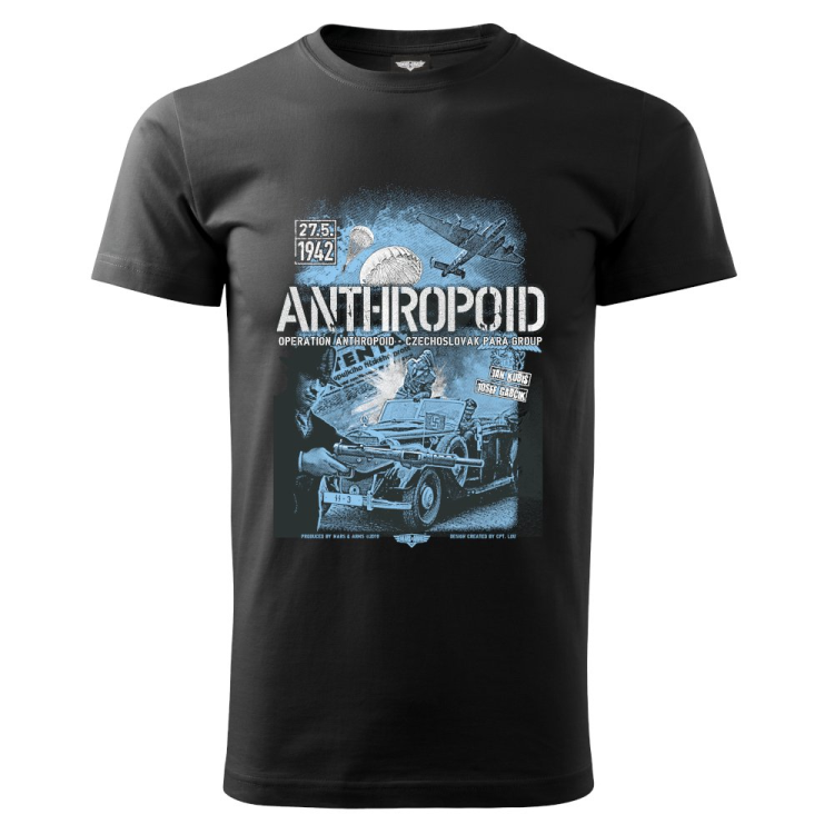ANTHROPOID Army T-shirt, Mars &amp; Arms