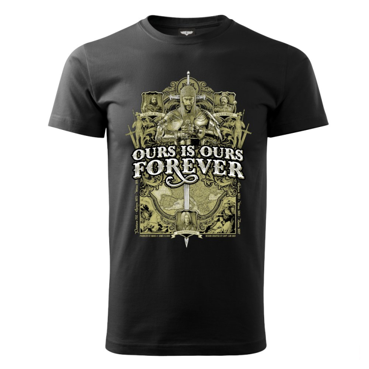 OURS IS OURS FOREVER Army T-shirt, Mars &amp; Arms