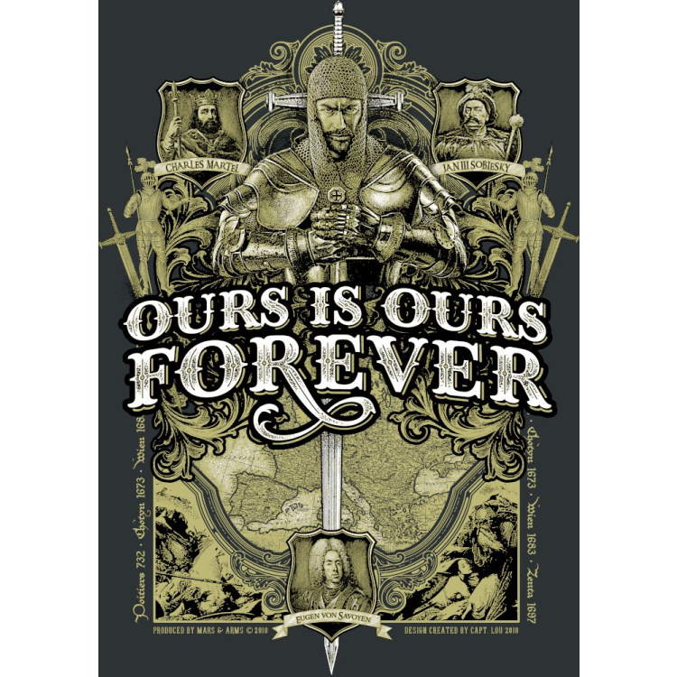 OURS IS OURS FOREVER Army T-shirt, Mars &amp; Arms