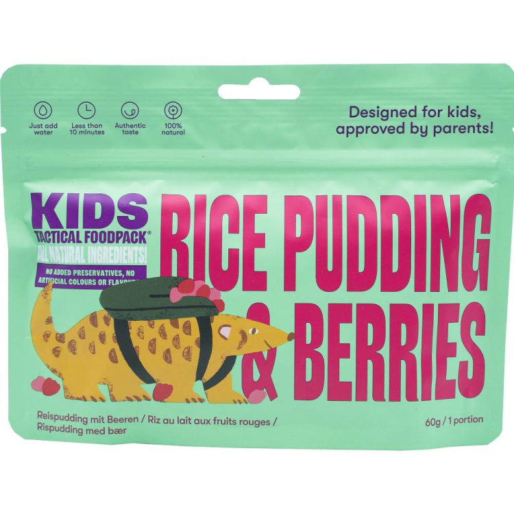 KIDS Rice Pudding and Berries, Tactical Foodpack