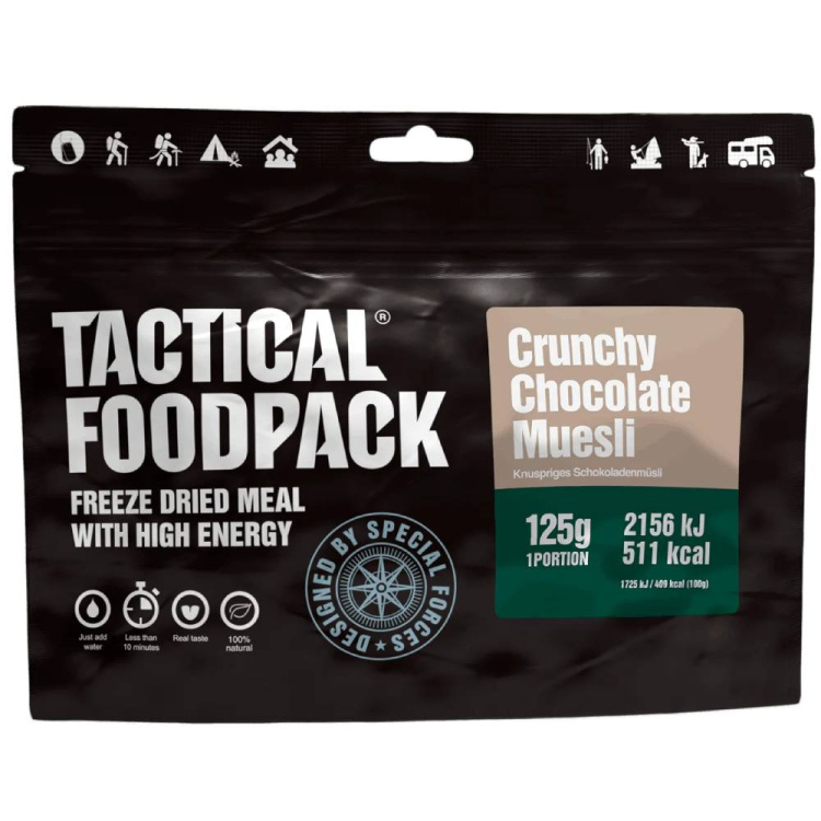 Crunchy Chocolate Muesli, Tactical Foodpack