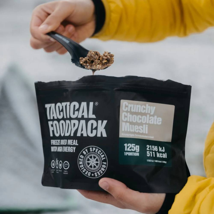 Crunchy Chocolate Muesli, Tactical Foodpack