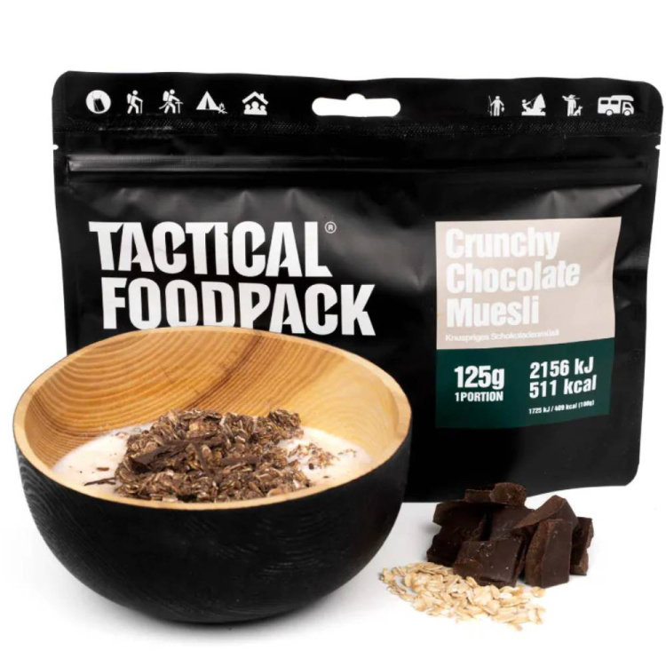 Crunchy Chocolate Muesli, Tactical Foodpack