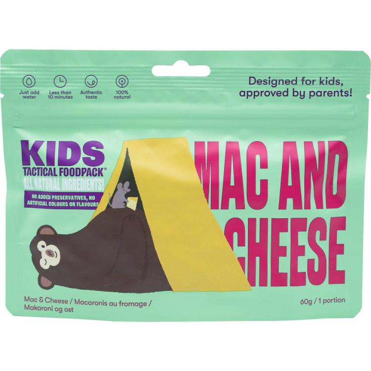 Kids MRE, Mac and cheese, Tactical Foodpack