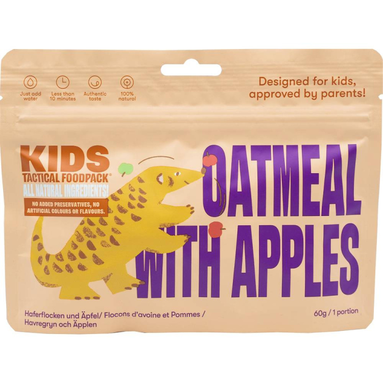 Kids MRE, Oatmeal with Apples, Tactical Foodpack