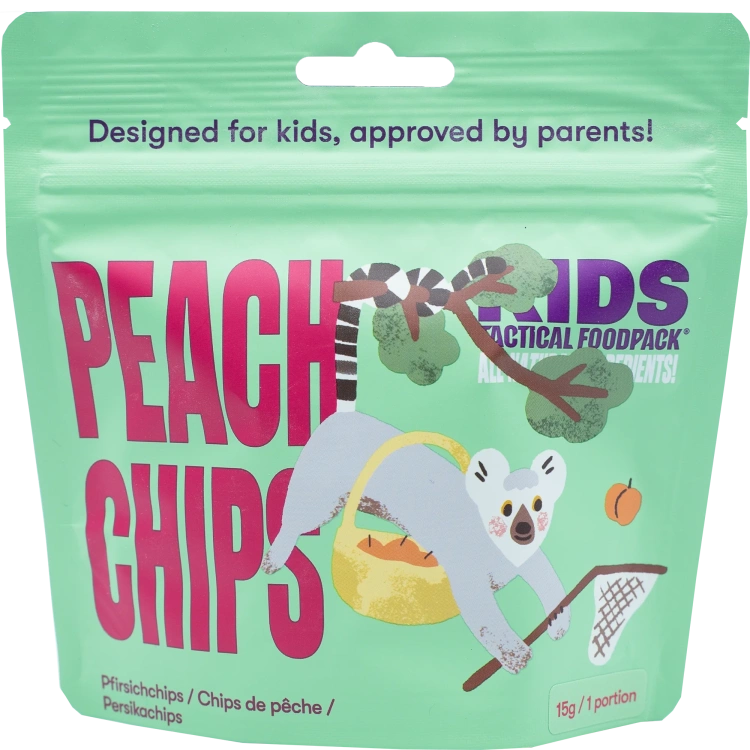 Kids MRE, Peach Chips, Tactical Foodpack