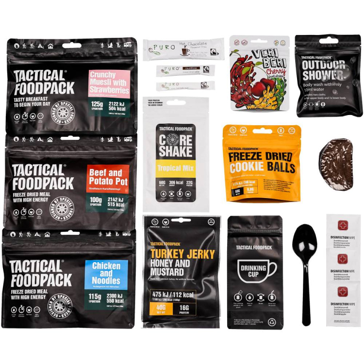 MRE 3 Meal ration, Tactical Foodpack