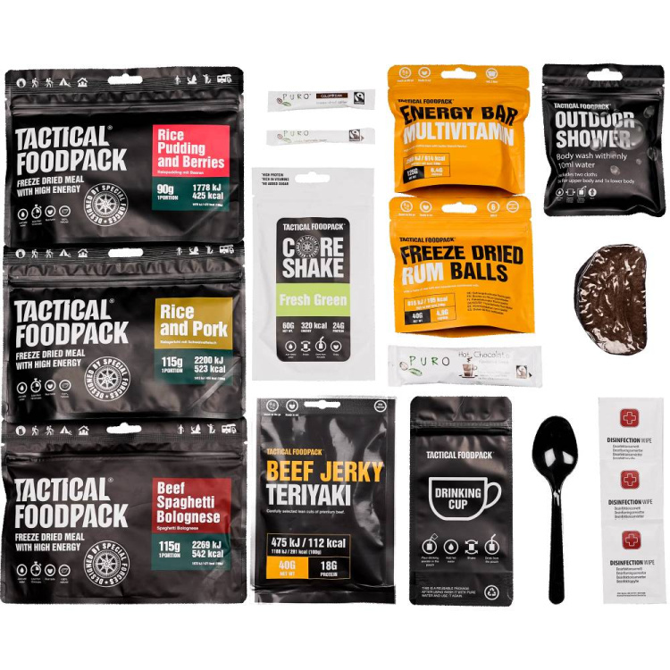 MRE 3 Meal ration, Tactical Foodpack