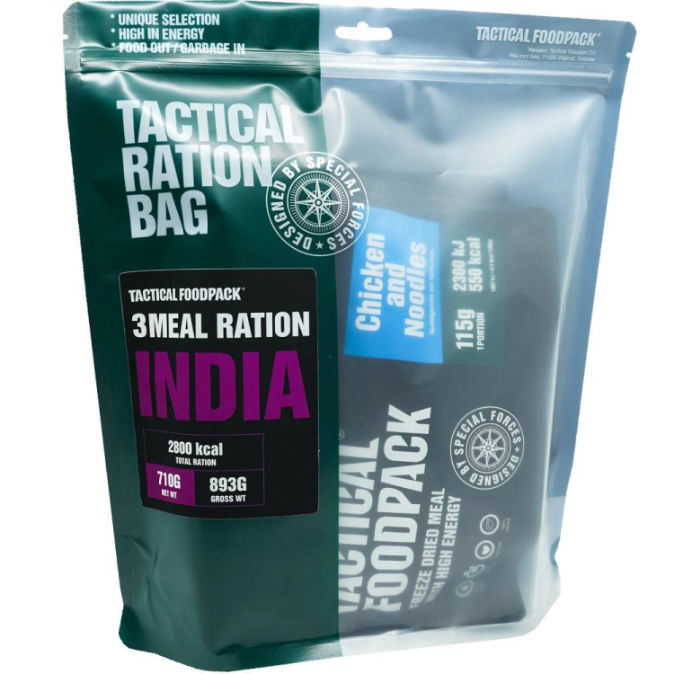 MRE 3 Meal ration, Tactical Foodpack