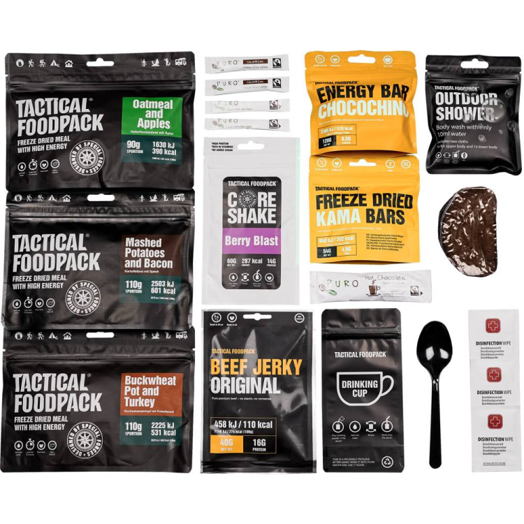 MRE 3 Meal ration, Tactical Foodpack