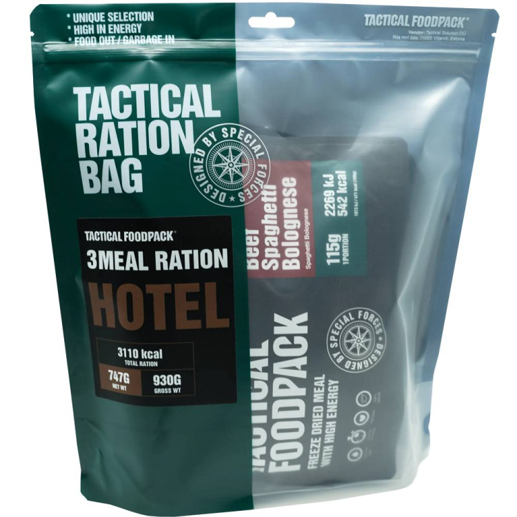 MRE 3 Meal ration, Tactical Foodpack