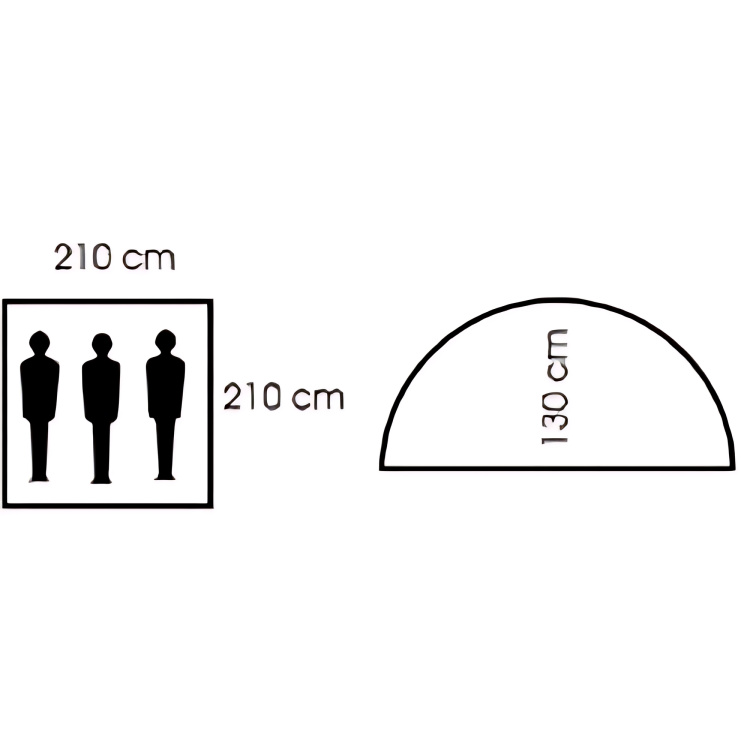 Monodom Tent for 3, vz. 95, MFH