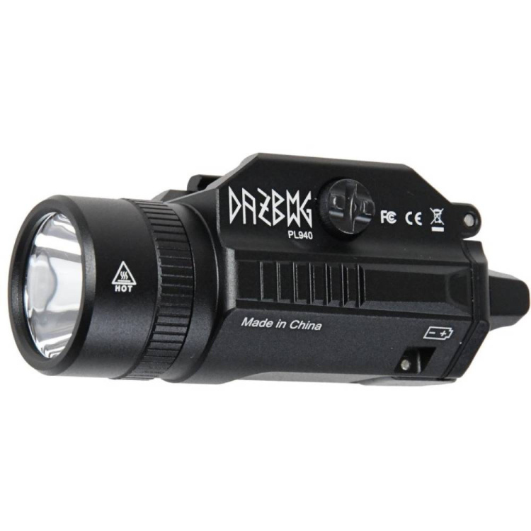 Flashlight PT01, 940 lm, DAŽBOG, black