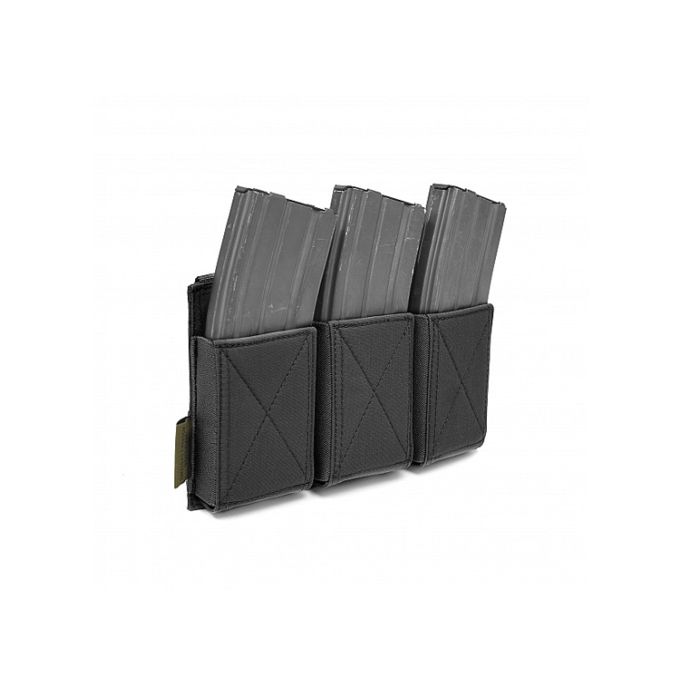 Triple Elastic Mag Pouch AR15, Warrior