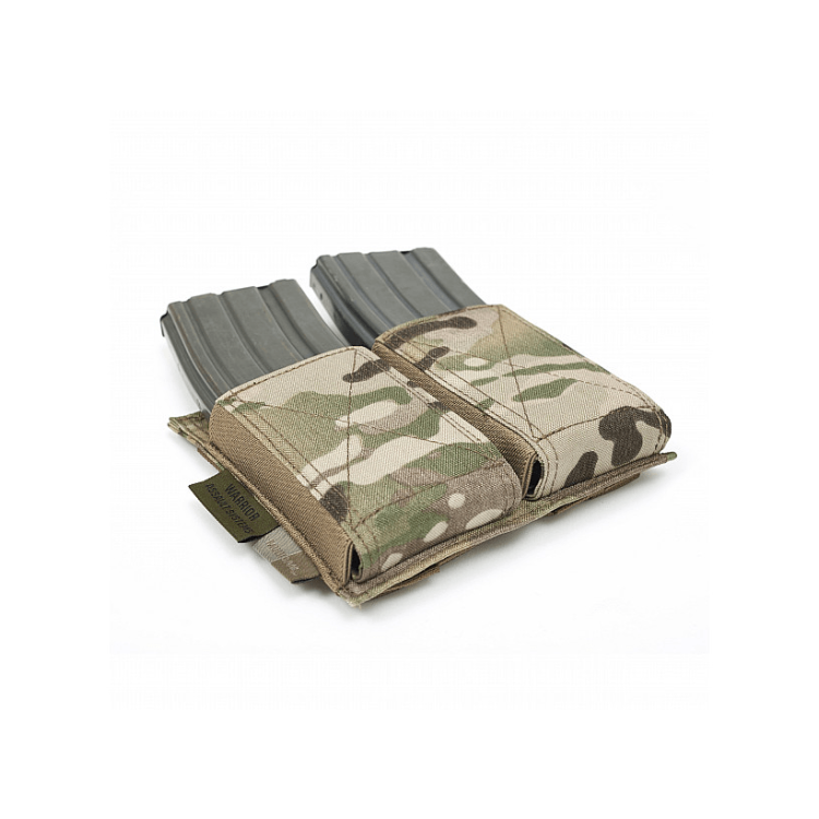 Double Elastic Mag Pouch AR15 or AK/SA58, Warrior