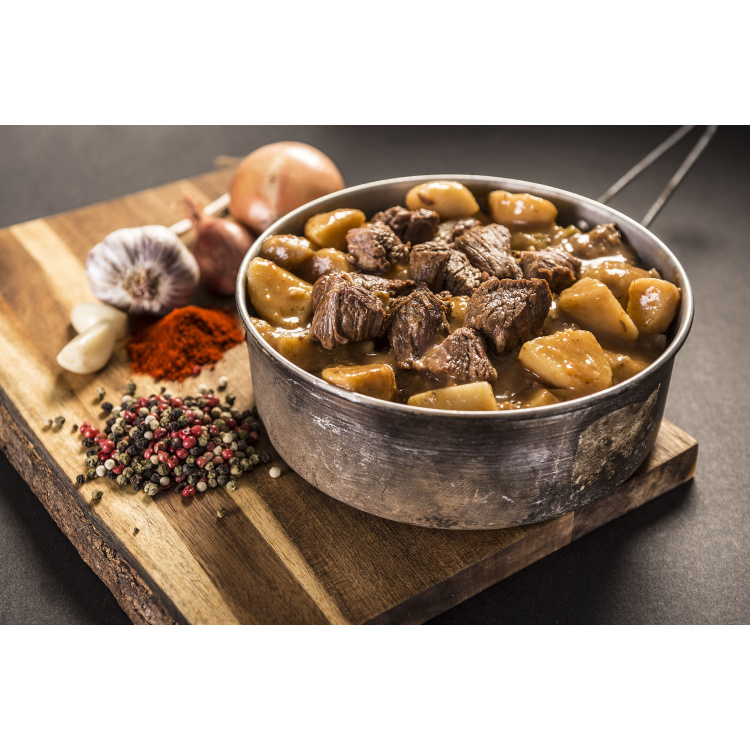 Beef Goulash with Potatoes, Adventure Menu