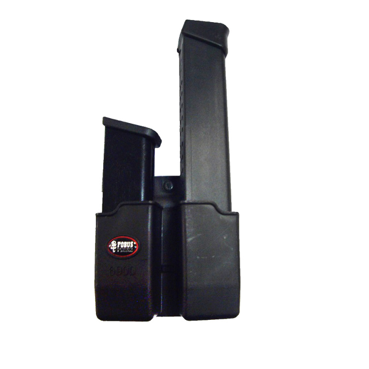 Holster for 2 double-row Glock trays caliber 9 mm, bushing, Fobus